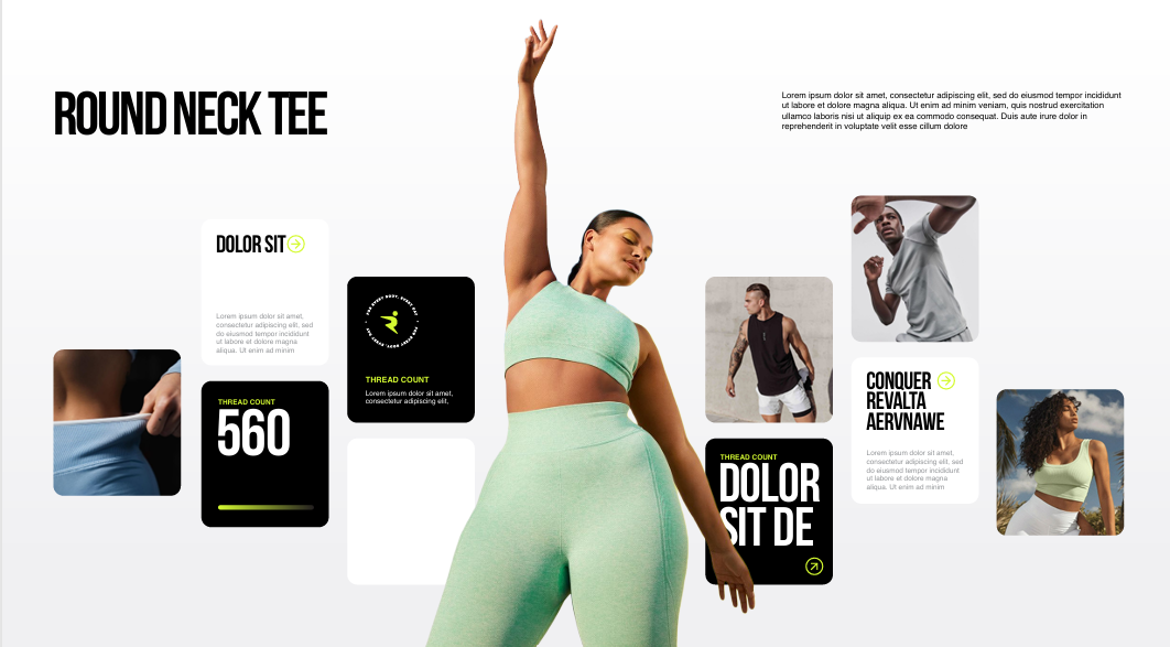 Empowered women in athletic wear